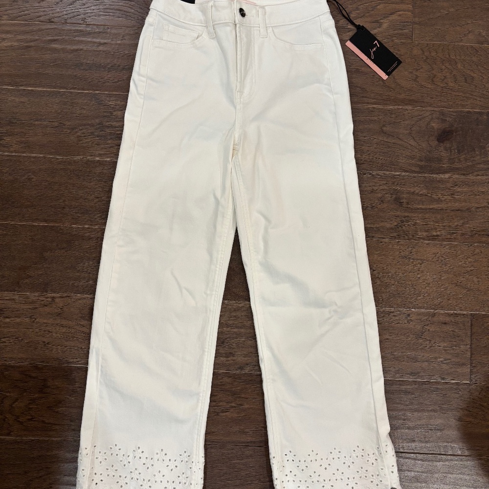 Jen 7 by 7 For All Mankind Wide Leg Jeans